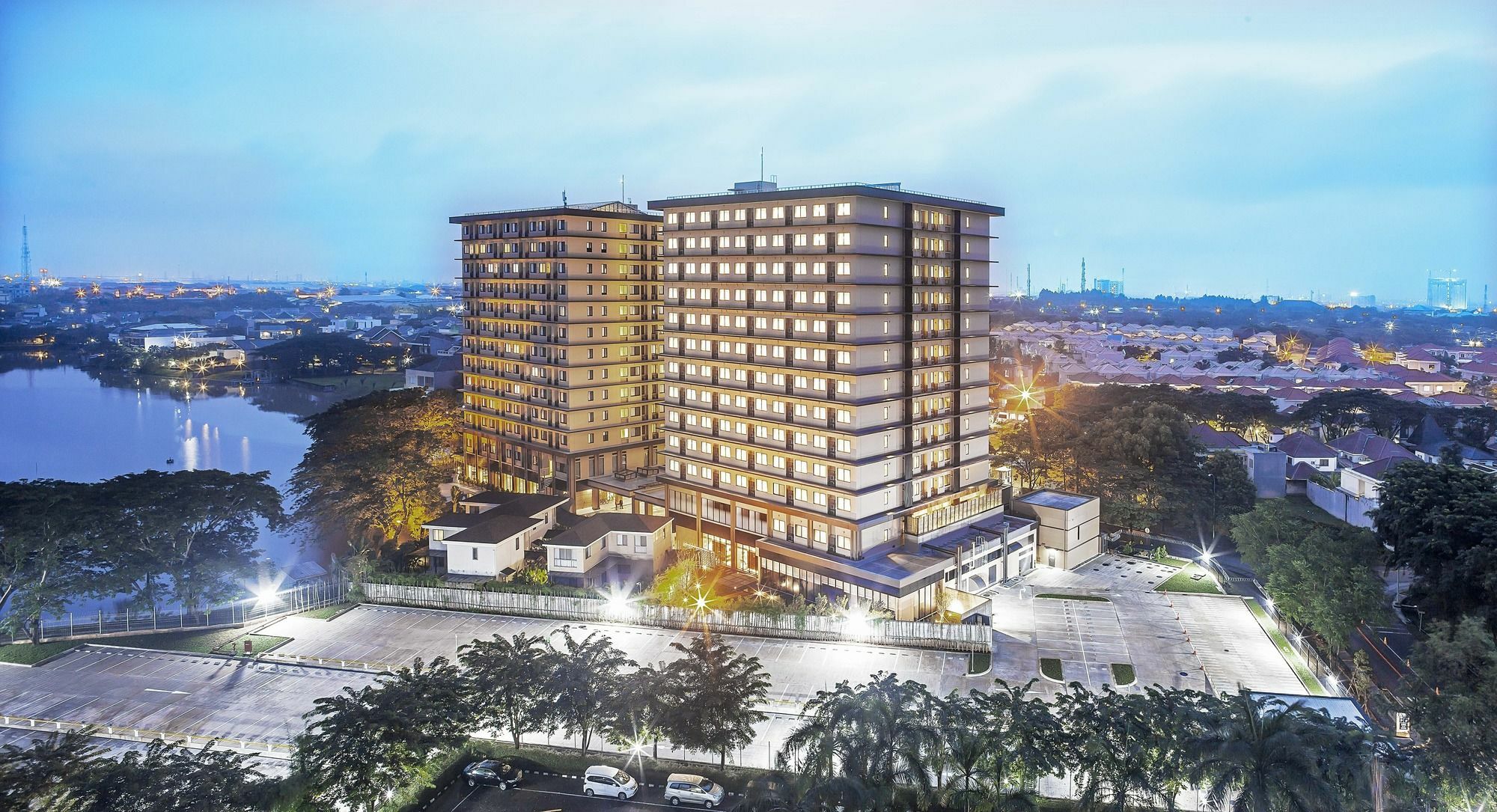 Axia South Cikarang Service Apartment Bagian luar foto